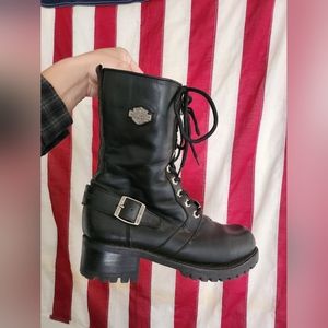 Harley Davidson Combat boots 7.5 women